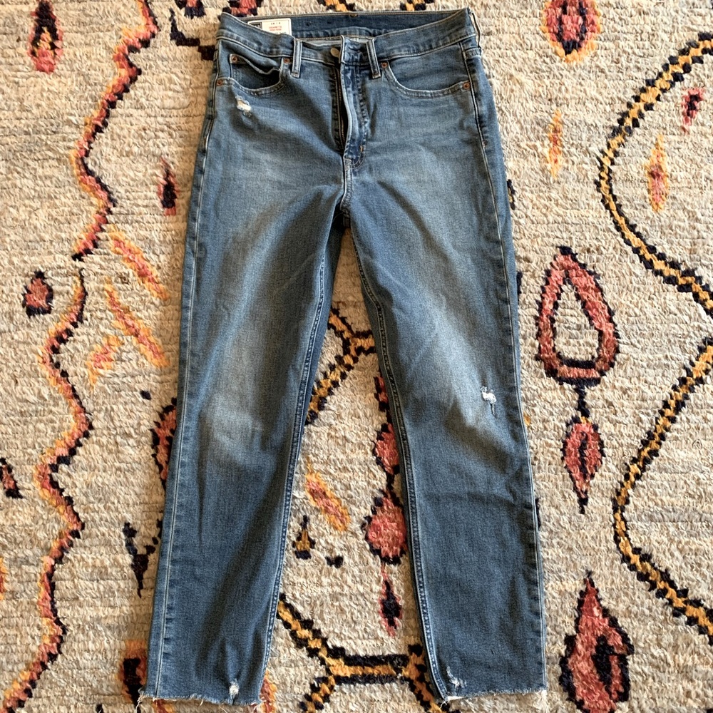 GAP Cigarette High Rise Jeans with Stretch
